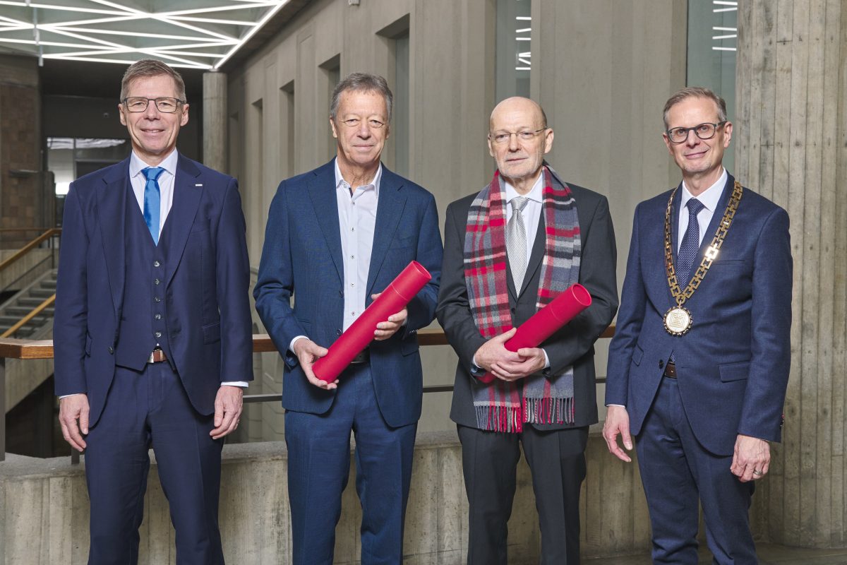 ETH Zürich Foundation, Hanspeter Fässler und Heinz M. Buhofer zu Ehrenräten der ETH Zürich ernannt