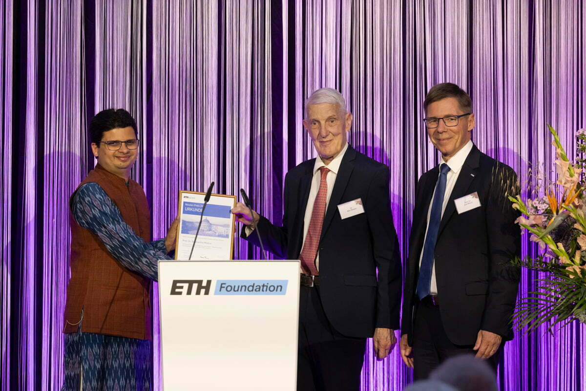 ETH Zürich Foundation, Siddhartha Mishra erhält Rössler-Preis 2023