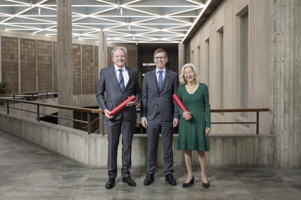 ETH Zurich Foundation, Wera Hotz Kowner and Franz K. von Meyenburg honoured at ETH Day