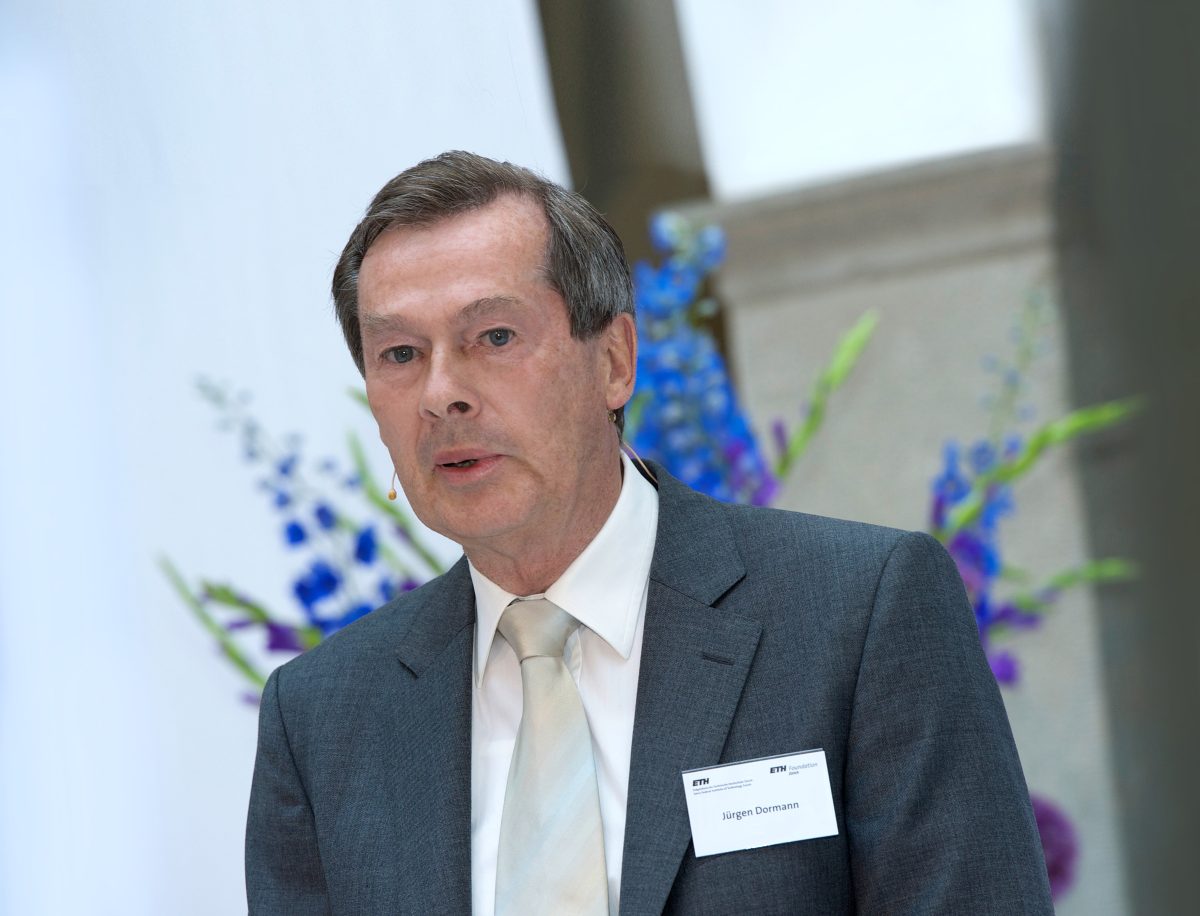 ETH Zürich Foundation, In memoriam Jürgen Dormann, ehemaliger Stiftungsrats-Präsident