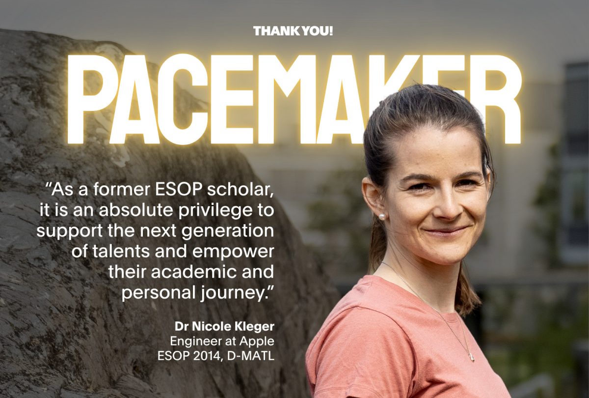 ETH Zurich Foundation, 20 years of ESOP – The Give-Back Challenge