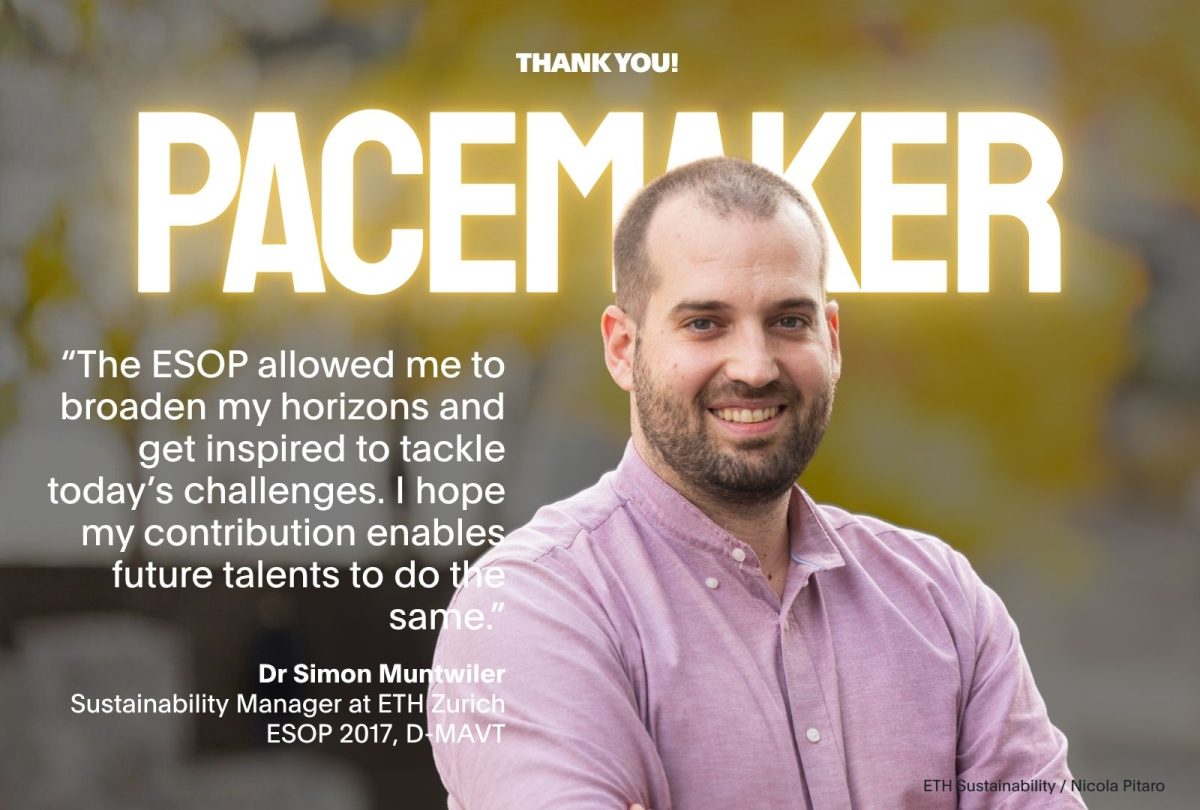 ETH Zurich Foundation, 20 years of ESOP – The Give-Back Challenge